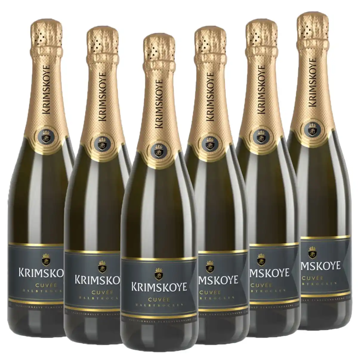 Bild 1 von Krimskoye Sekt aus Moldawien weiß halbtrocken - 6er Karton