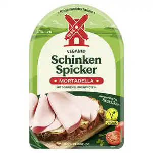 RÜGENWALDER MÜHLE Veganer Schinken Spicker 80 g, Mortadella