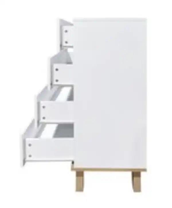 Bild 2 von Better Home Kommode mit 4 Schubladen, ca. 80 x 39,5 x 100,9 cm - Weiß
