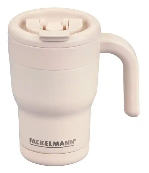 Bild 3 von FACKELMANN Isoliertrinkbecher beige, 420ml
