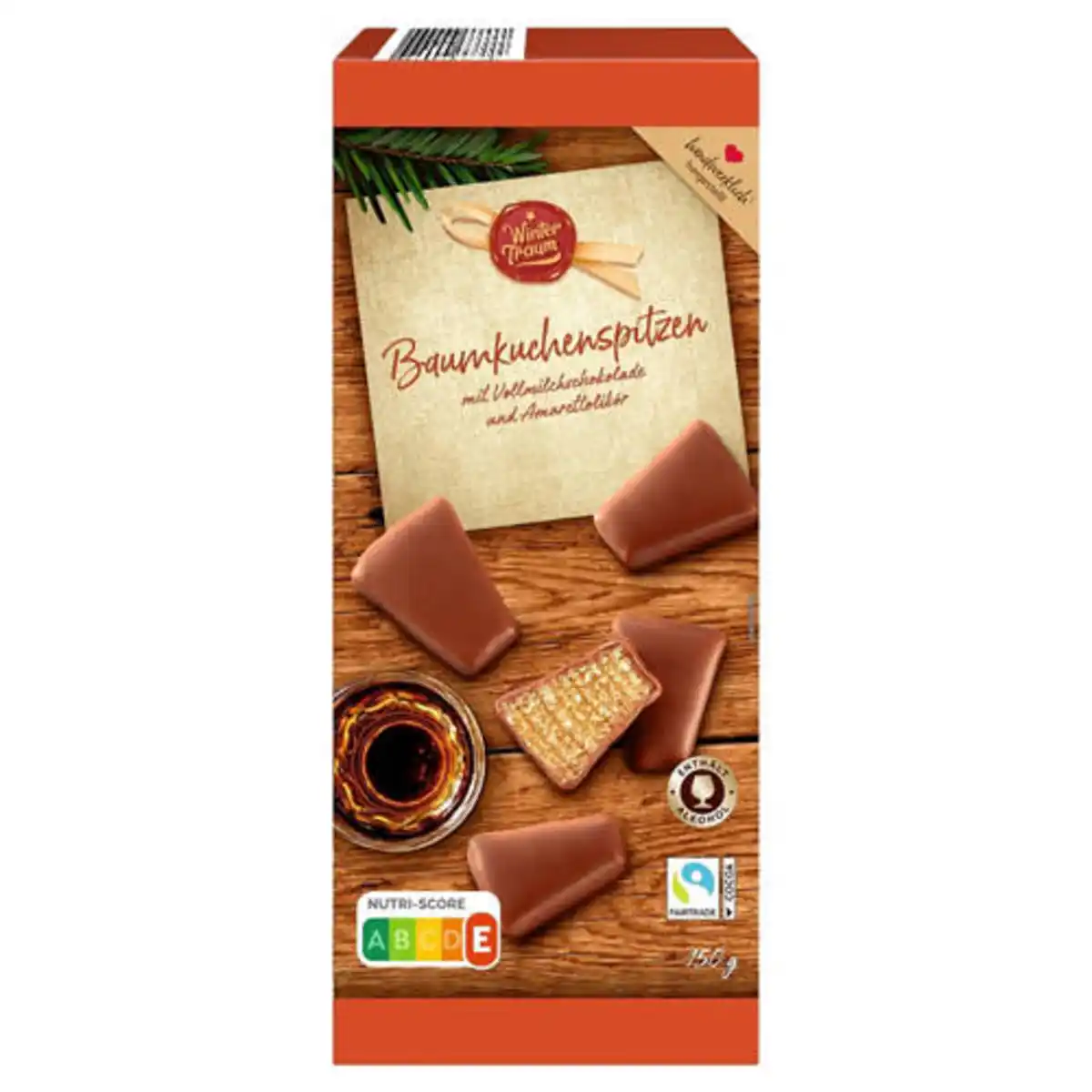 Bild 1 von WINTERTRAUM Baumkuchenspitzen 150 g, Amaretto