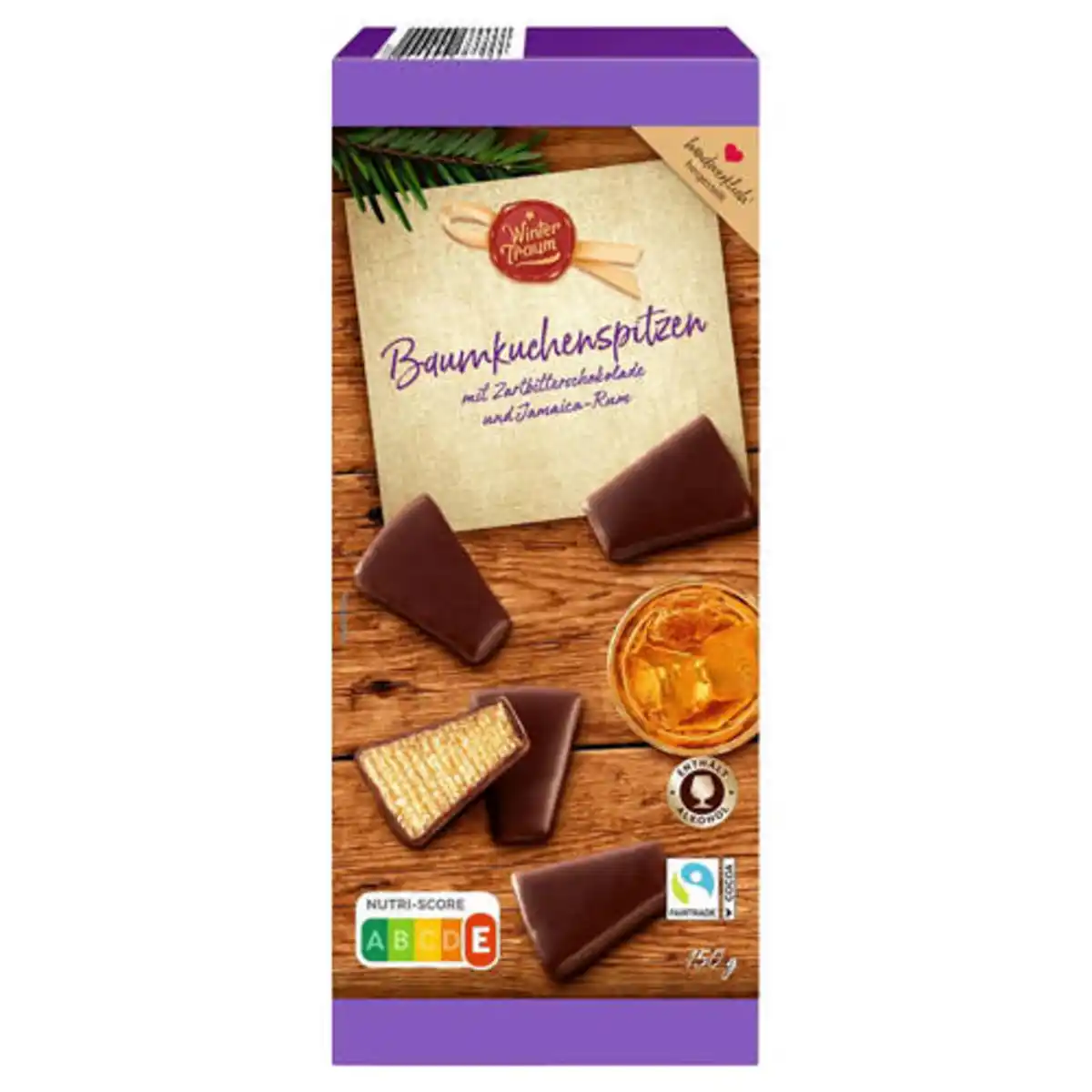 Bild 1 von WINTERTRAUM Baumkuchenspitzen 150 g, Jamaica Rum