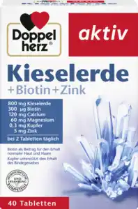 Doppelherz aktiv Kieselerde + Biotin + Zink