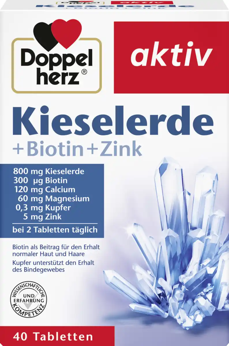 Bild 1 von Doppelherz aktiv Kieselerde + Biotin + Zink