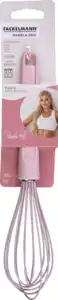 FACKELMANN Schneebesen Silikon, rosa 26cm