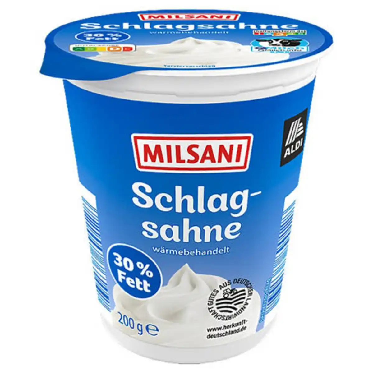 Bild 1 von MILSANI Schlagsahne 200 g