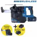 Bild 1 von Scheppach Akku-Bohrhammer BC-DH3000FS-X - Set L mit integrierter Staubabsaugung