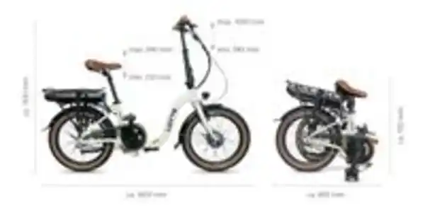 Bild 2 von Blaupunkt LOTTE 20" – Faltbares E-Bike mit tiefem Einstieg und Rücktrittbremse