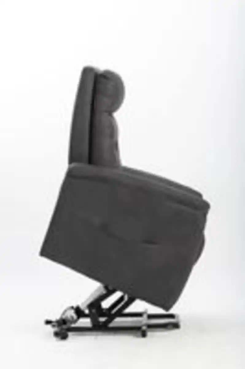 Bild 4 von Happy Home Elektrisch verstellbarer Aufstehsessel mit Power-Lift-Funktion, ca. 82 x 90 x 108 cm – Dunkelgrau