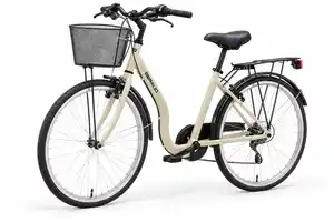 Beraud City Bike Tiefeinstieg 26" Fahrrad CAPUCINE 26X1.75 6V Beige
