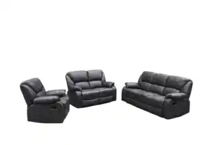 Happy Home 3tlg. Sofa-Set - Grau