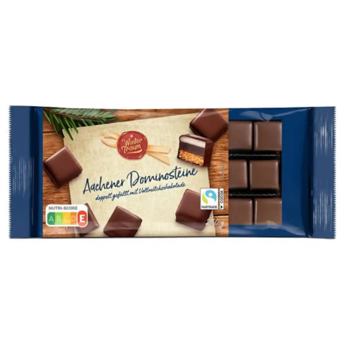 Bild 1 von WINTERTRAUM Dominosteine 250 g, Vollmilch