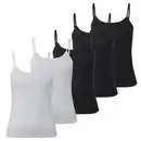 Bild 1 von UP2FASHION BASICS Damen Unterhemden, Spaghettitträger, 5er-Set, S 36/38