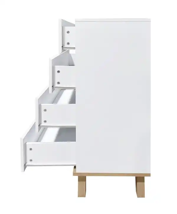 Bild 3 von Better Home Kommode mit 4 Schubladen, ca. 80 x 39,5 x 100,9 cm - Weiß