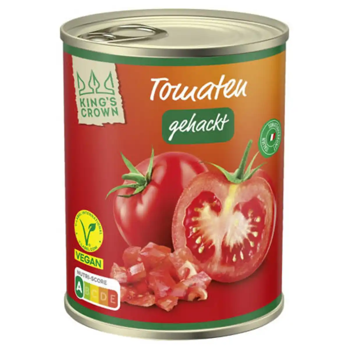 Bild 1 von KING'S CROWN Tomaten gehackt 400 g
