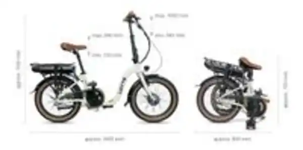 Bild 3 von Blaupunkt LOTTE 20" – Faltbares E-Bike mit tiefem Einstieg und Rücktrittbremse