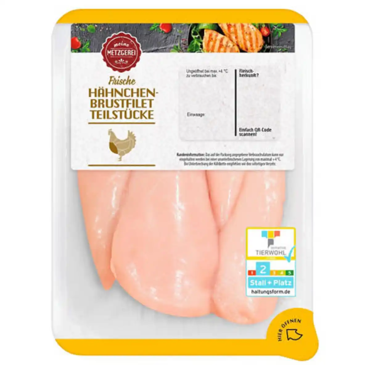 Bild 1 von MEINE METZGEREI Hähnchen-Brustfilet 600 g