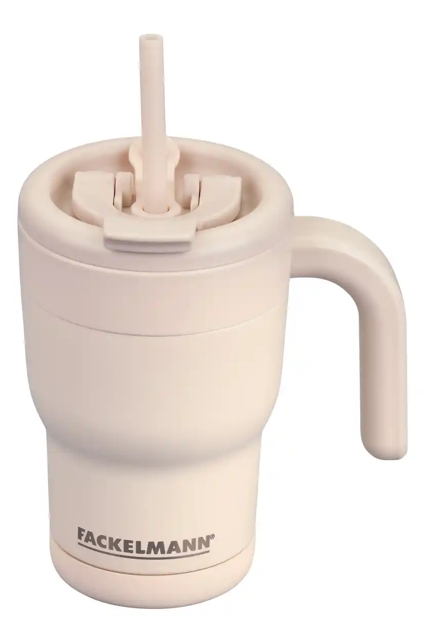 Bild 2 von FACKELMANN Isoliertrinkbecher beige, 420ml
