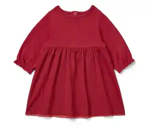Baby-Jersey-Kleid mit Tüll