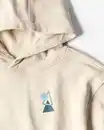 Bild 3 von Kinder-Hoodie, Sweatstoff, Abstrakt sandfarben