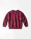 Bild 2 von Takkie und Siepie Kinderpullover aus Sweatstoff bordeauxrot