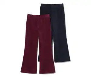 2 Kinder-Cord-Leggings, flared