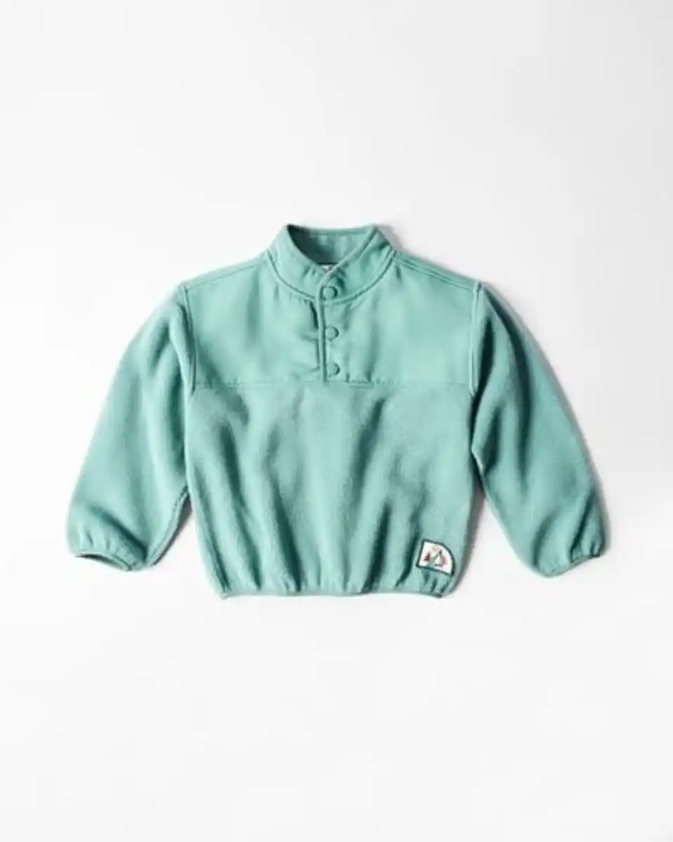 Bild 2 von Kinderpullover, Fleece grün