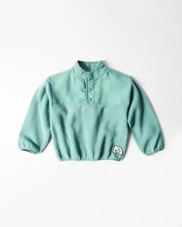 Bild 2 von Kinderpullover, Fleece grün