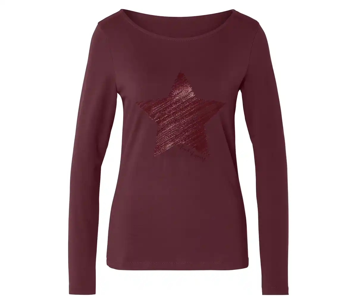 Bild 1 von Langarmshirt mit Glitzer-Print
