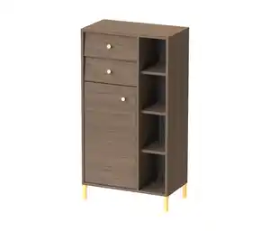 Highboard »Cottage«, 60 cm, Nussbaum