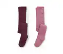 Bild 1 von 2 Kinder-Frottee-Strumpfhosen, rosa und lila