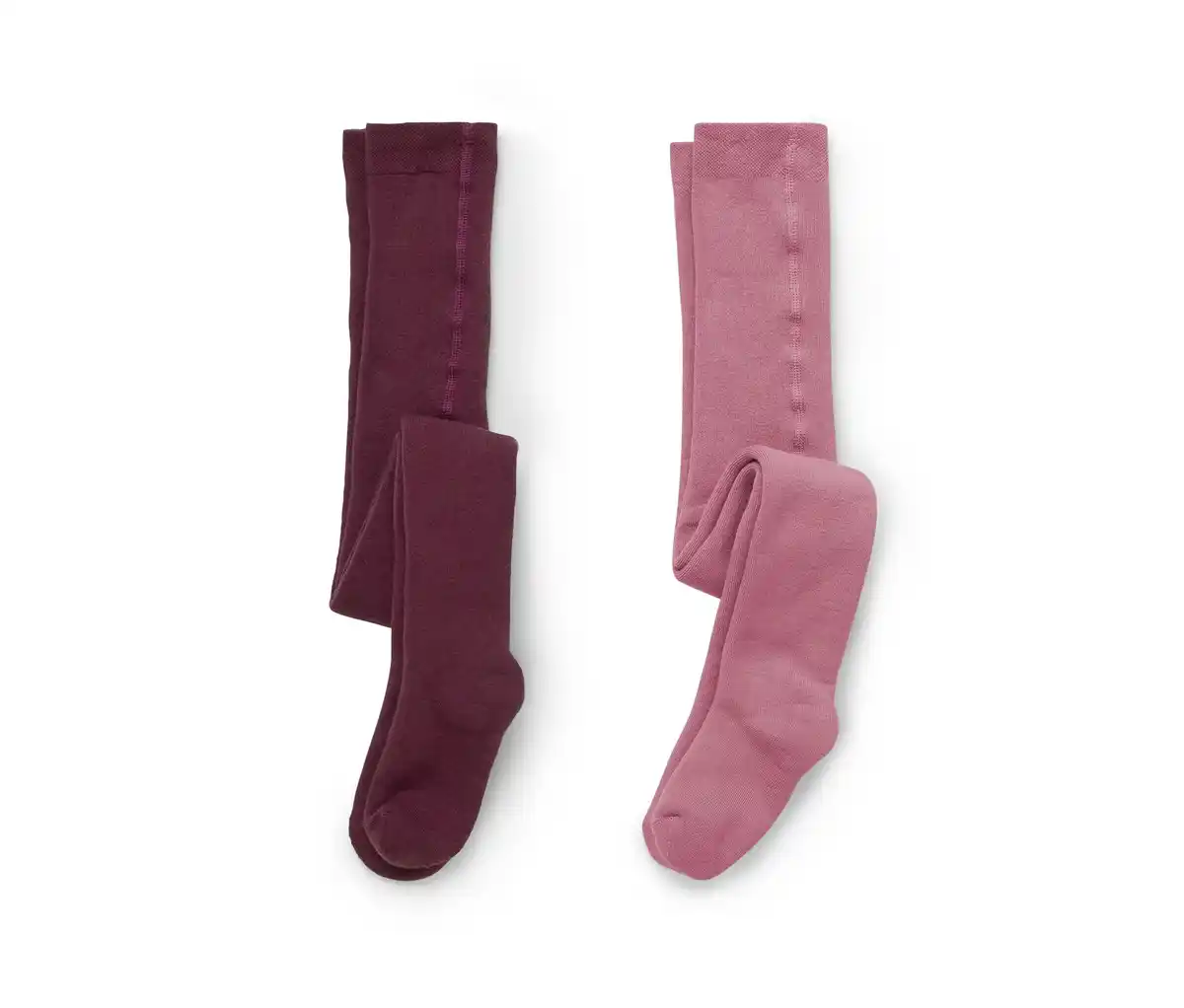 Bild 1 von 2 Kinder-Frottee-Strumpfhosen, rosa und lila