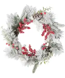 Rattankranz Weihnachten