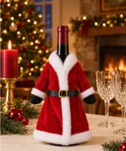 Flaschenüberzug Weihnachten
