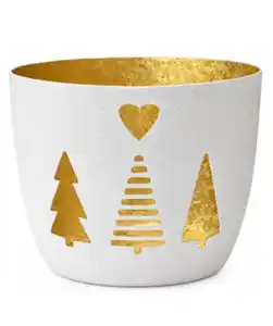 Metall-Teelichthalter Weihnachten