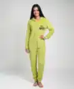 Bild 1 von Grüner Fleece-Jumpsuit