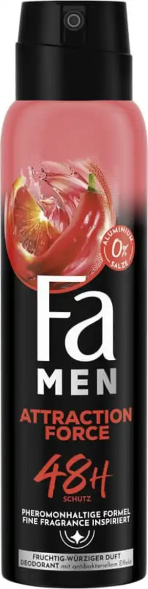 Bild 1 von FA Men Deodorant & Bodyspray Attraction Force, 150 ml