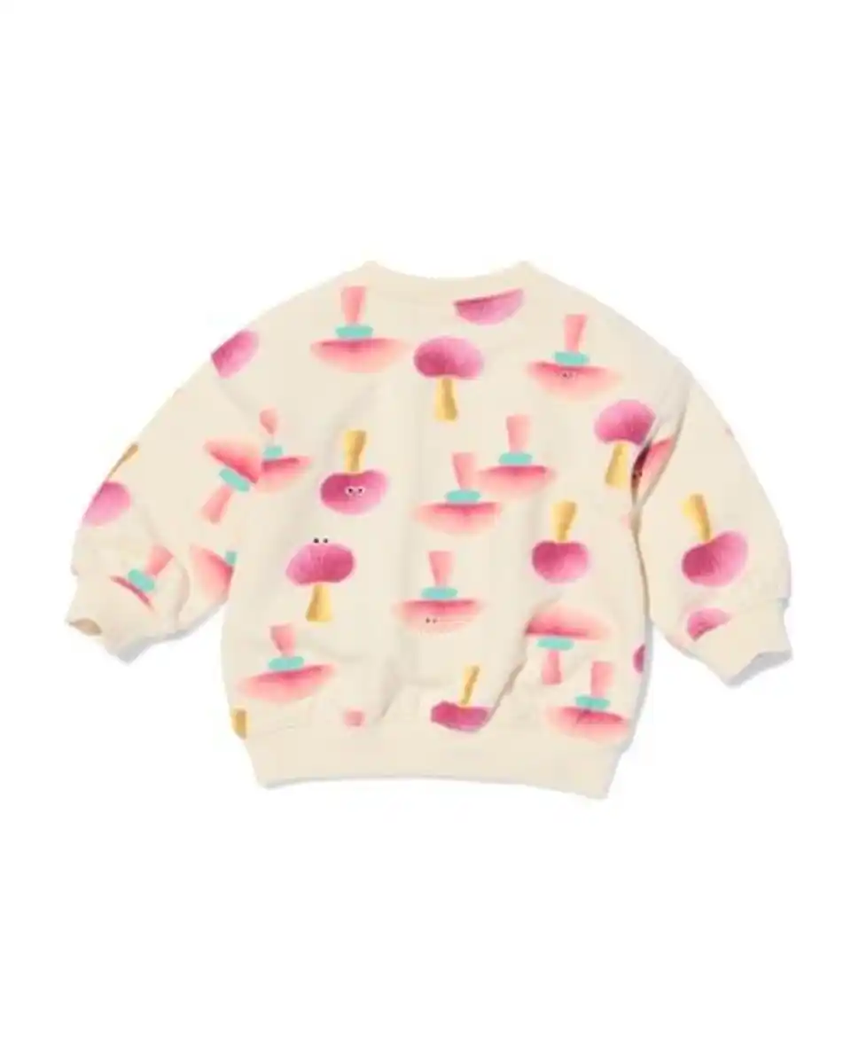 Bild 3 von Babypullover aus Sweatstoff, Pilz ecru