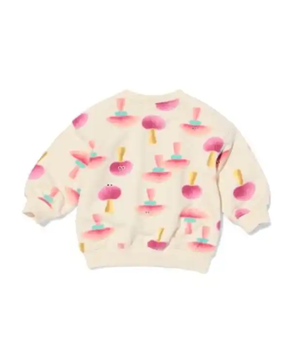 Bild 3 von Babypullover aus Sweatstoff, Pilz ecru