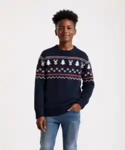 Weihnachtlicher Strickpullover