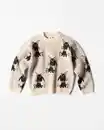 Bild 2 von Takkie Kinderpullover aus Grobstrick mit Jacquardmuster ecru