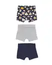 Bild 2 von Kinder-Boxershorts, Weltraum –3 Stück dunkelblau
