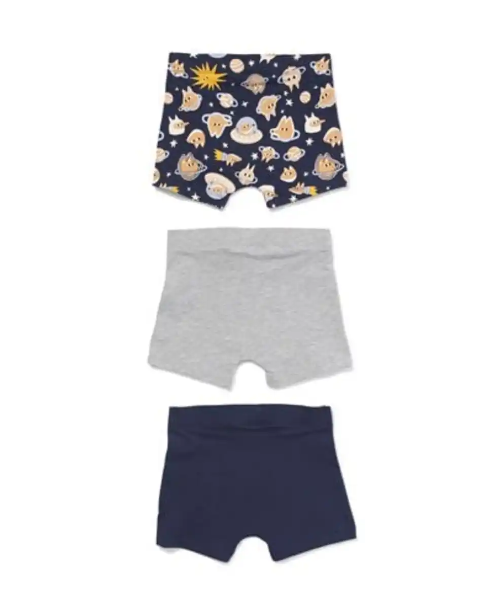Bild 2 von Kinder-Boxershorts, Weltraum –3 Stück dunkelblau
