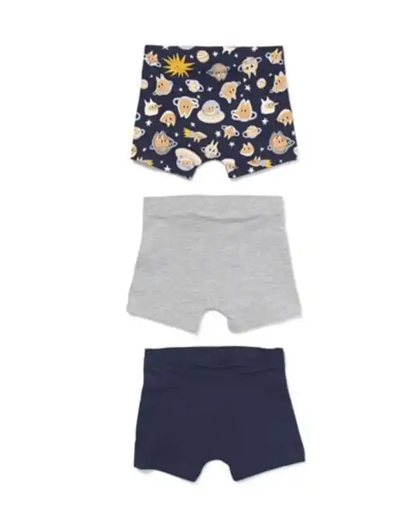 Bild 2 von Kinder-Boxershorts, Weltraum –3 Stück dunkelblau
