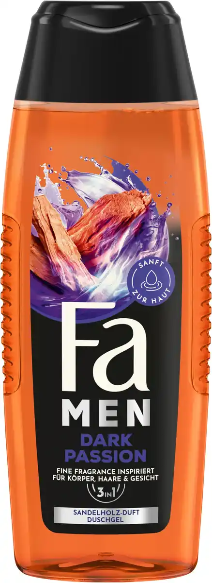 Bild 1 von FA Men 2in1 Körper & Haar Duschgel Dark Passion 250ml