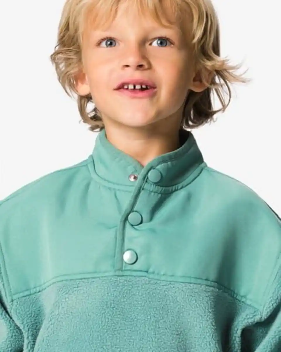 Bild 4 von Kinderpullover, Fleece grün