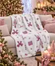 Bild 1 von Sherpa-Kuscheldecke Weihnachten