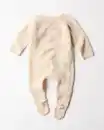 Bild 2 von Newborn-Strampler aus Feinstrick ecru