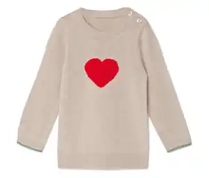 Kinder-Strickpullover mit Wolle