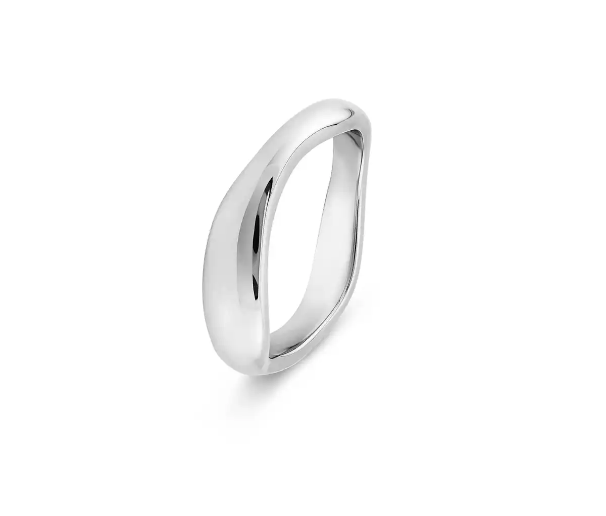 Bild 1 von Ring, 925er Sterlingsilber, organisch, rhodiniert